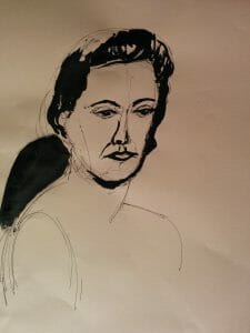 portrait encre de chine dessin artgraphe 2