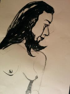 portrait encre de chine dessin artgraphe 3