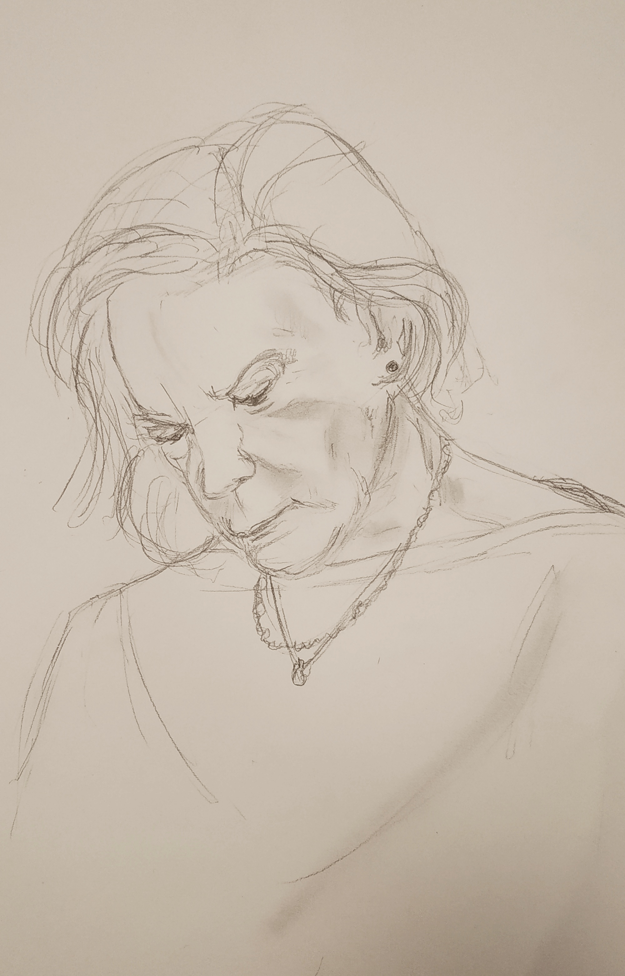  Portrait dessin crayon sur papier  cours de dessin 