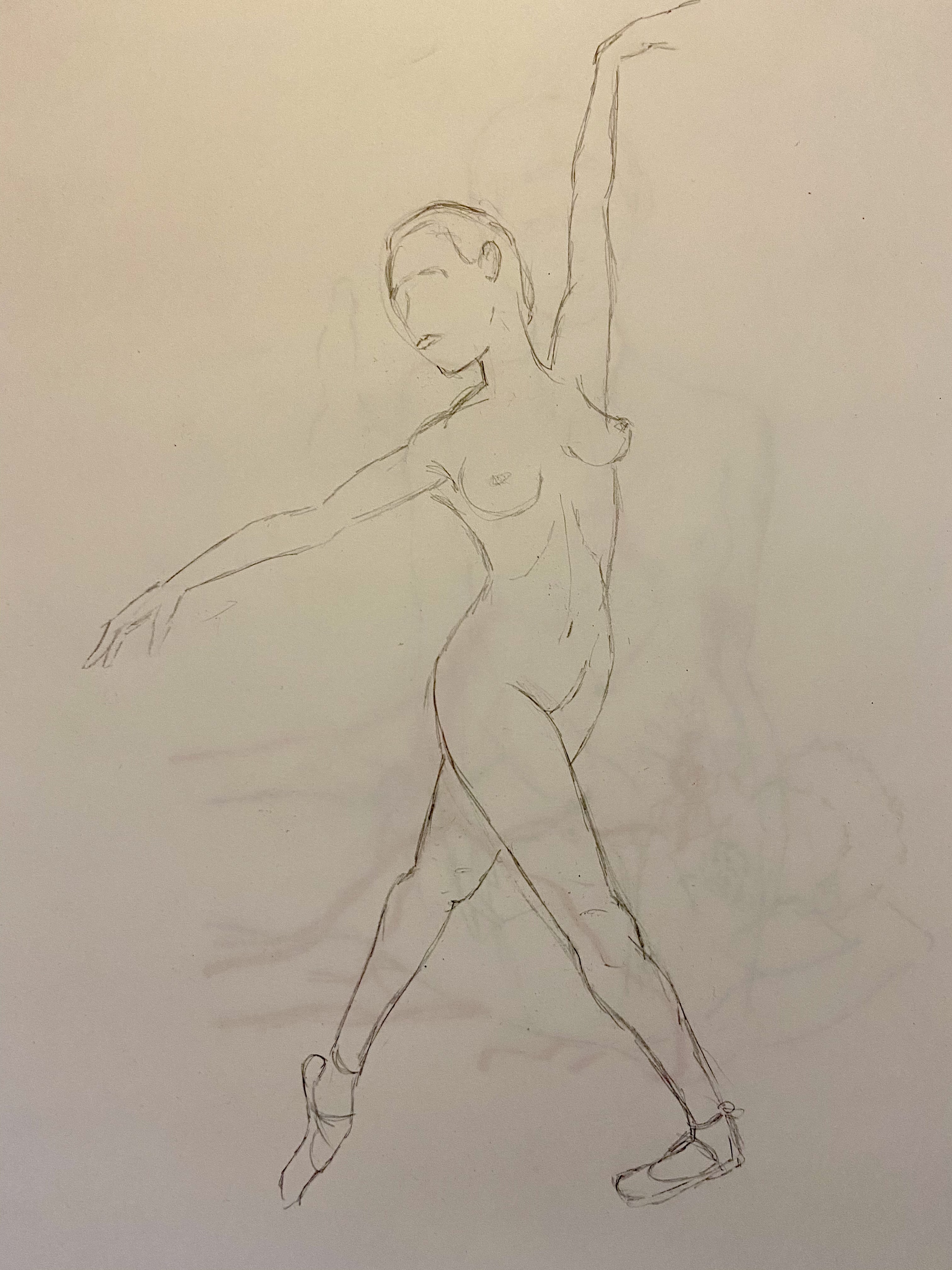  Ãtude danseuse crayon papier  cours de dessin 